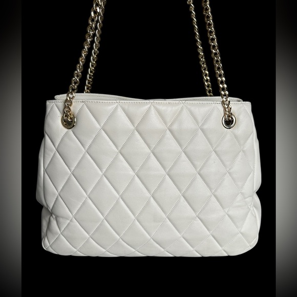 Kate Spade Off-White Quilted Tote Bag - Picture 3 of 13
